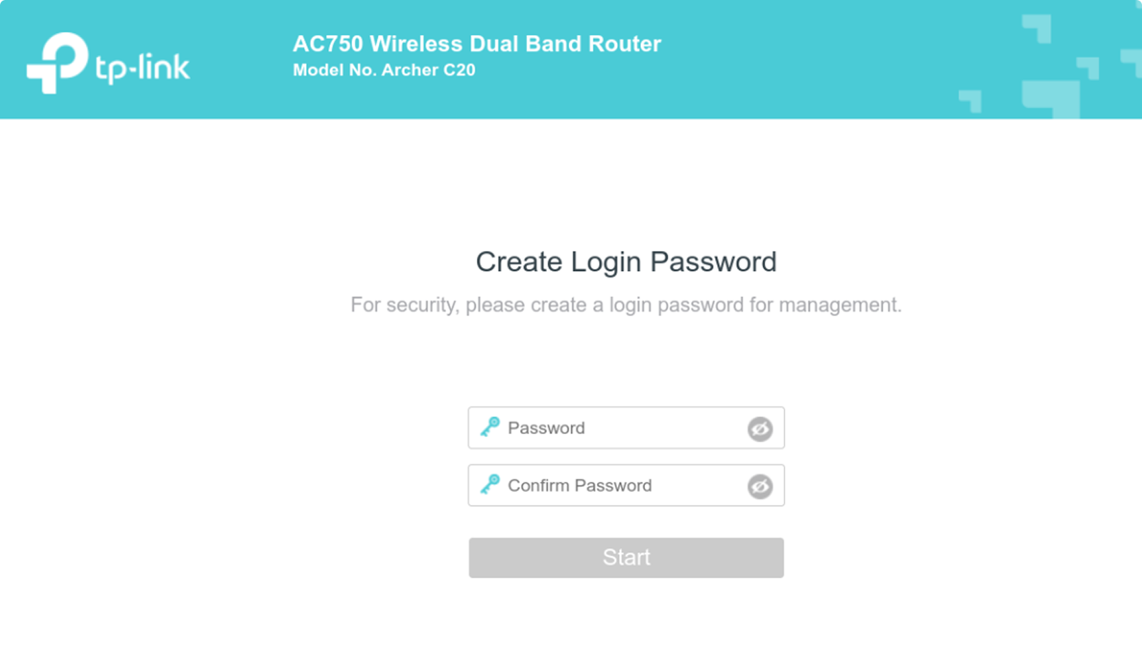 Archer C20 Factory Reset